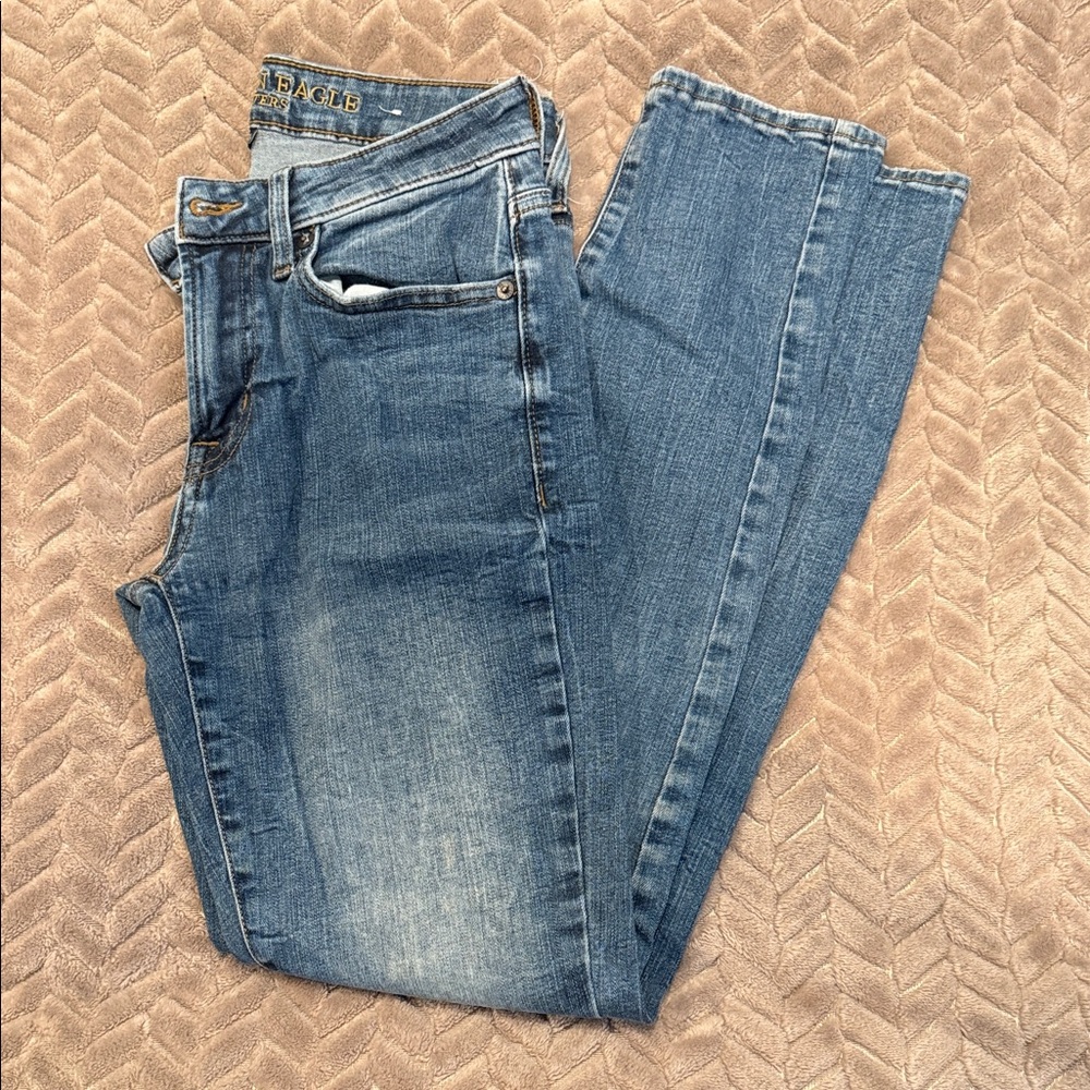 American Eagle Women's Skinny Leg Blue Jeans